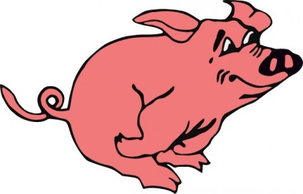 Cartoon pig clip art free vector for free download about free