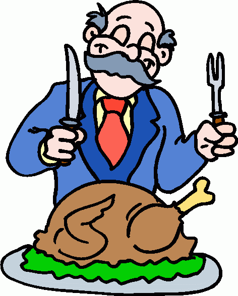 Clip art of a turkey clipart