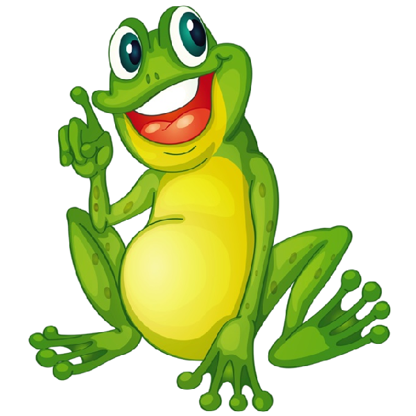 Cute frogs cartoon animals homepage
