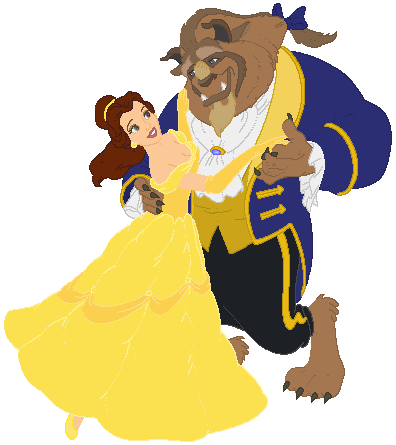 Disney beauty and the beast clipart