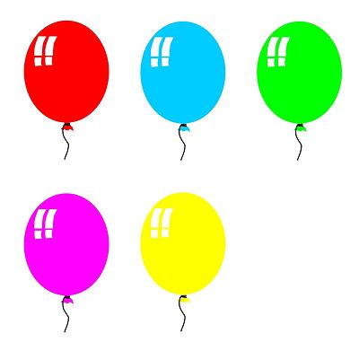 Free birthday balloon clipart clipart