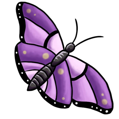 Free butterfly clip art