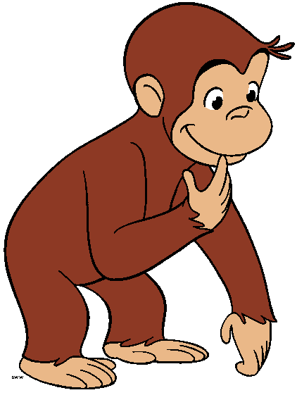 Free printable monkey clip art curious george clipart quality