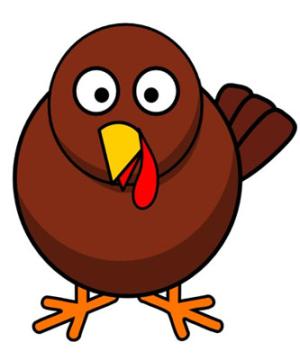 Free turkey clip art images to download