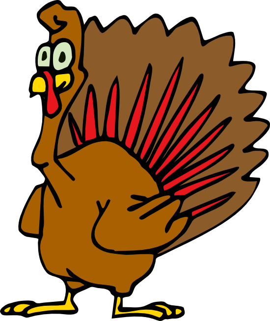 Free turkey clipart and animations 3