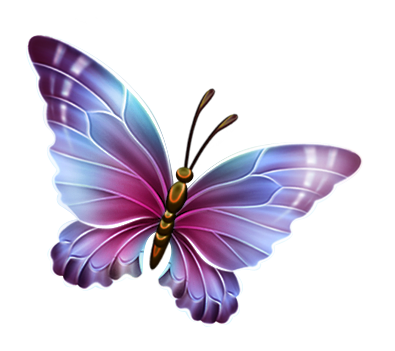 Image purple and blue transparent butterfly clipart winx