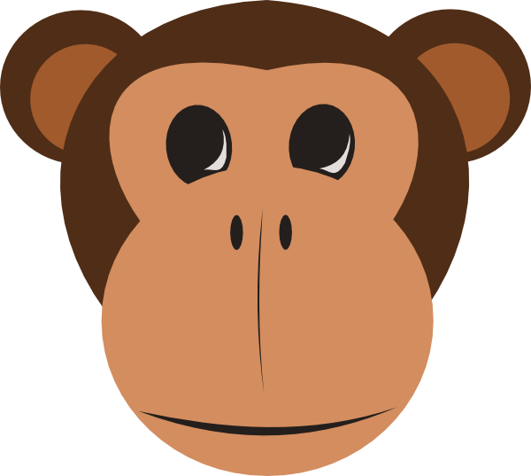 Monkey clip art  3