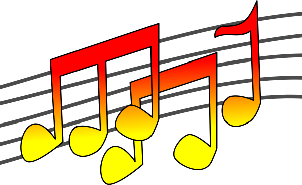 Musical notes clipart