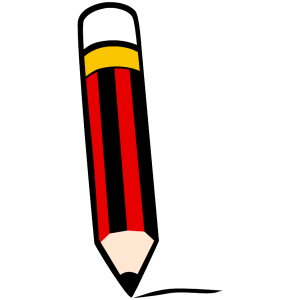 Pencil writing clipart free clip art images