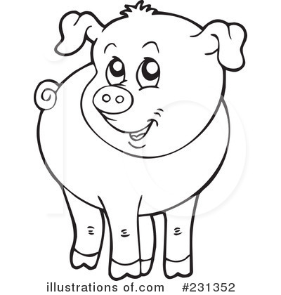 Pig clipart illustration by visekart