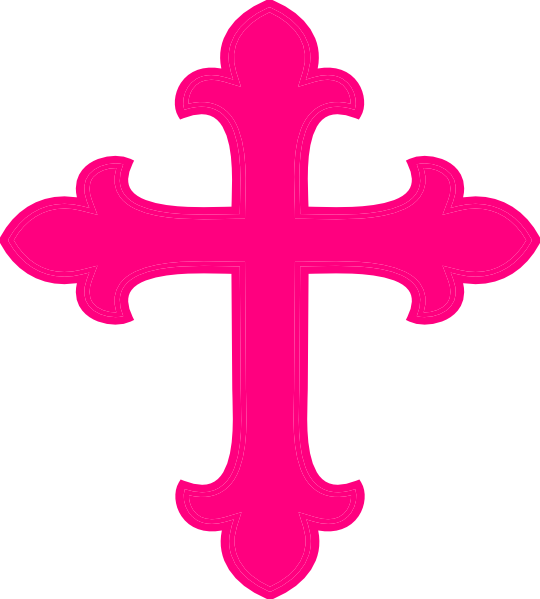 Pink cross clip art free clipart