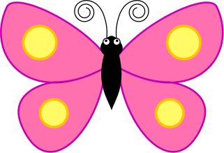 Spotted butterfly clip art download
