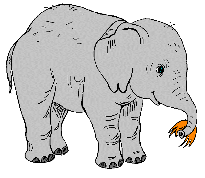 Top elephant clip art images and pictures download free 3