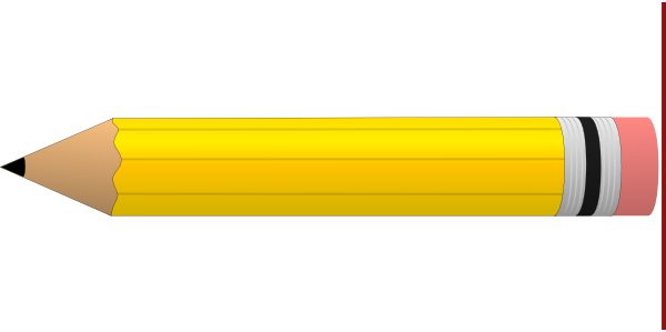 Yellow 2 pencil clip art at vector clip art online