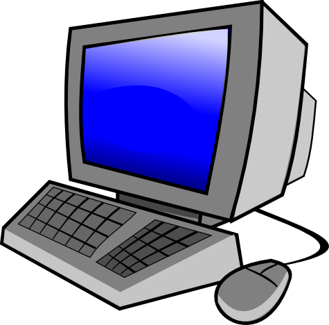 Desktop computer clip art 
