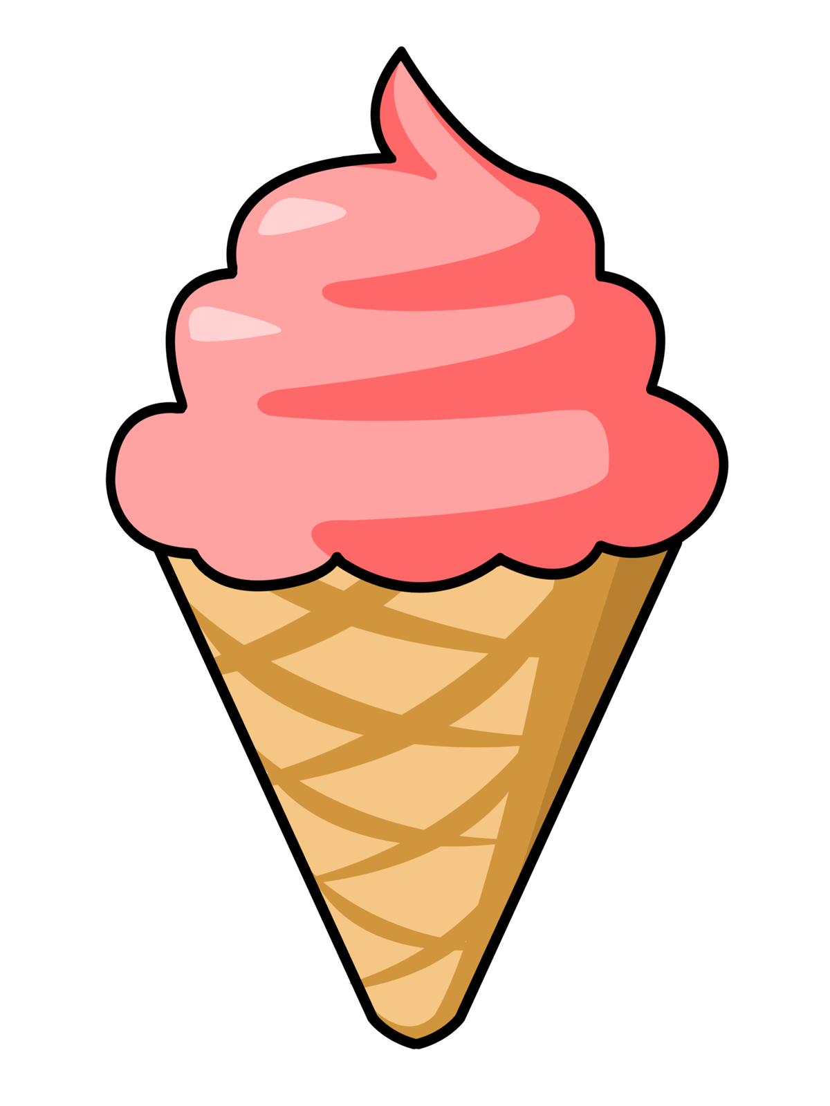 Ice cream cone ice cream