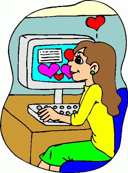 Love notes on computer clipart clipart love notes on computer