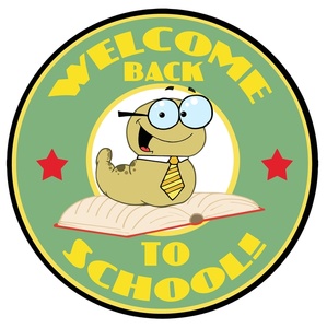 Bookworm clipart image bookworm welcome back to school