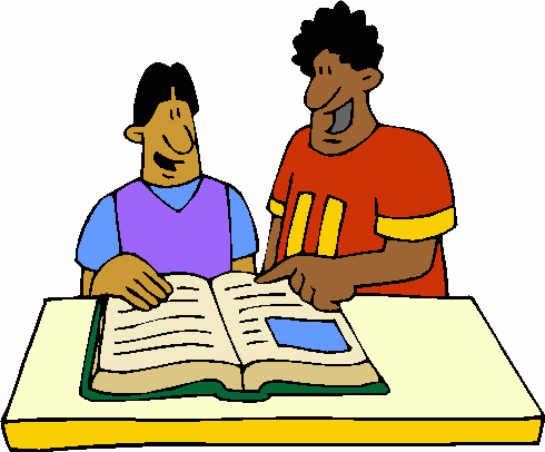 Buddy reading clipart clipart