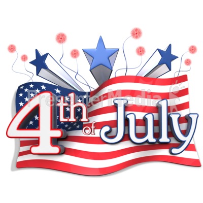 Fourth july american flag behind fourth of july text holiday seasonal events