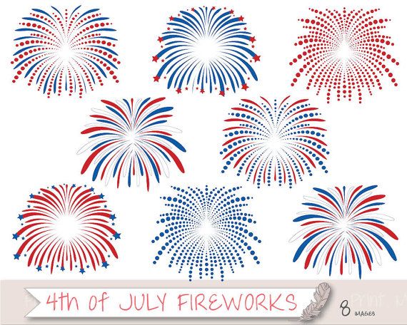 Fourth july fourth of july fireworks clipart july 4th clipart 4th of july