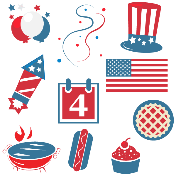 Fourth july happy fourth of july clipart