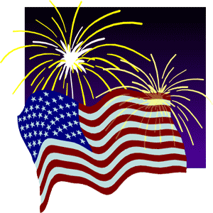 Fourth july independence day clip art