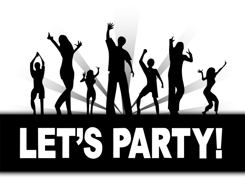 Free party clipart graphics of parties 2