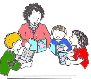 Guided reading clip art clipart