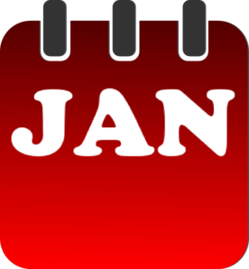 January calendar clipart january 6 calendar