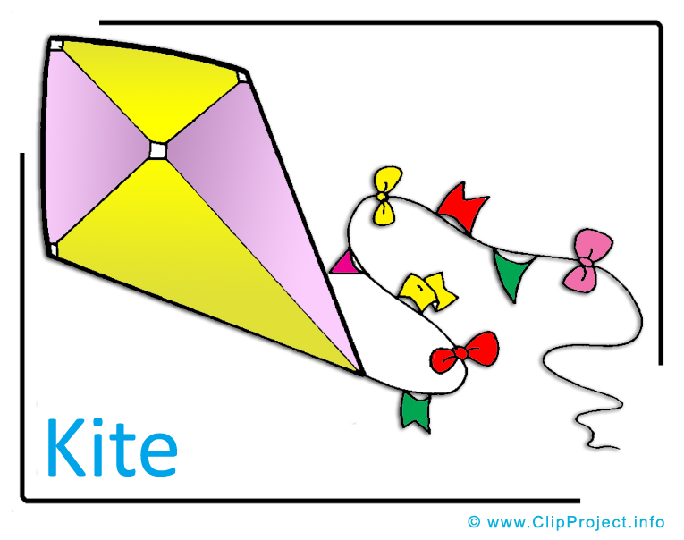 Kite clipart image free kindergarten clipart images for free 9