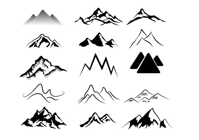 Mountains cliparts