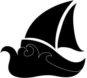 Sailboat clipart image clip art silhouette of a sailboat