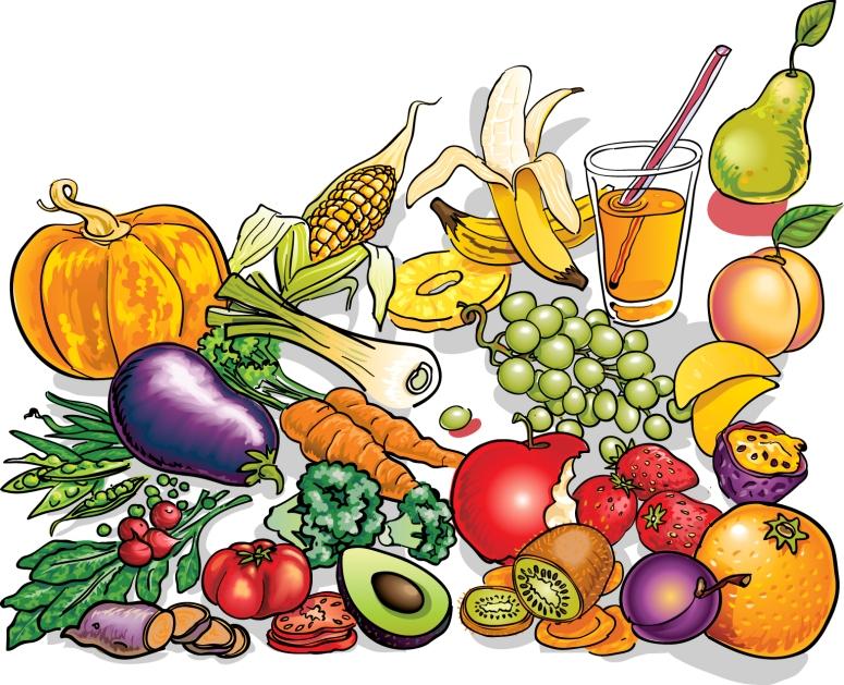 Simple food blog pictures of food clipart