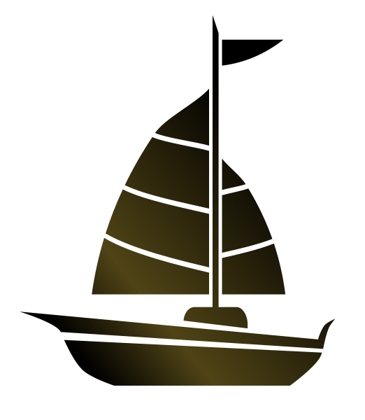 Simple sailboat clipart vector clip art online royalty free
