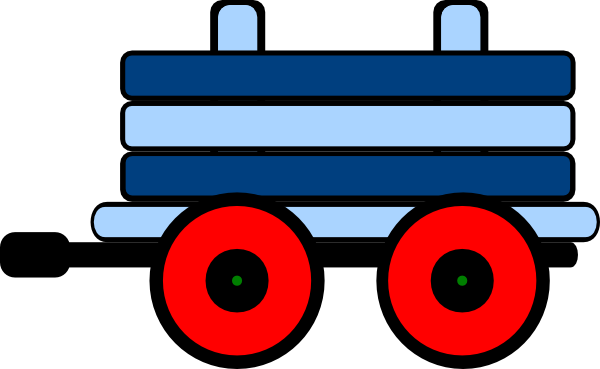 Toot toot train carriage clip art at vector clip art