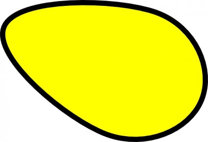 Yellow easter egg clip art free vector in open office drawing svg