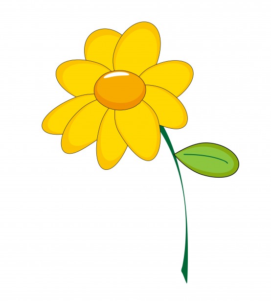 Yellow flower clipart free stock photo public domain pictures