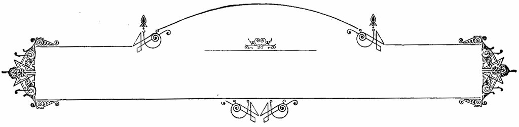 Arched banner clipart on