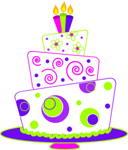 Birthday cake clip art photo for everybody wishes quotes