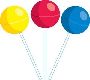 Candy clipart image multi colored suckers