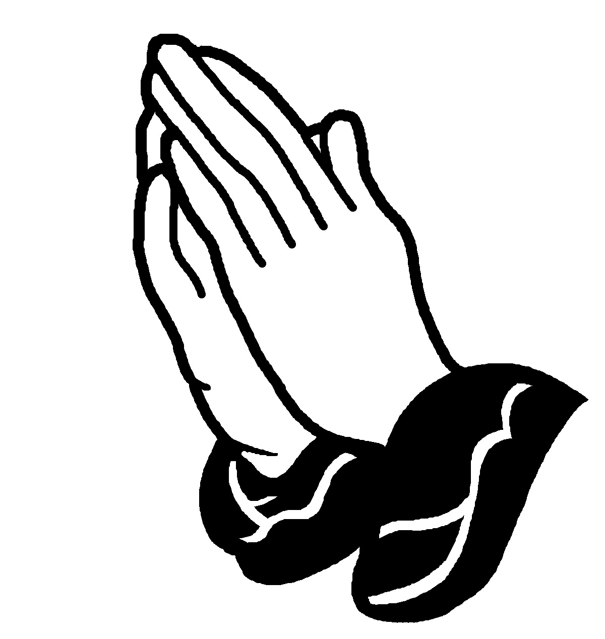 Praying Hands Clipart.