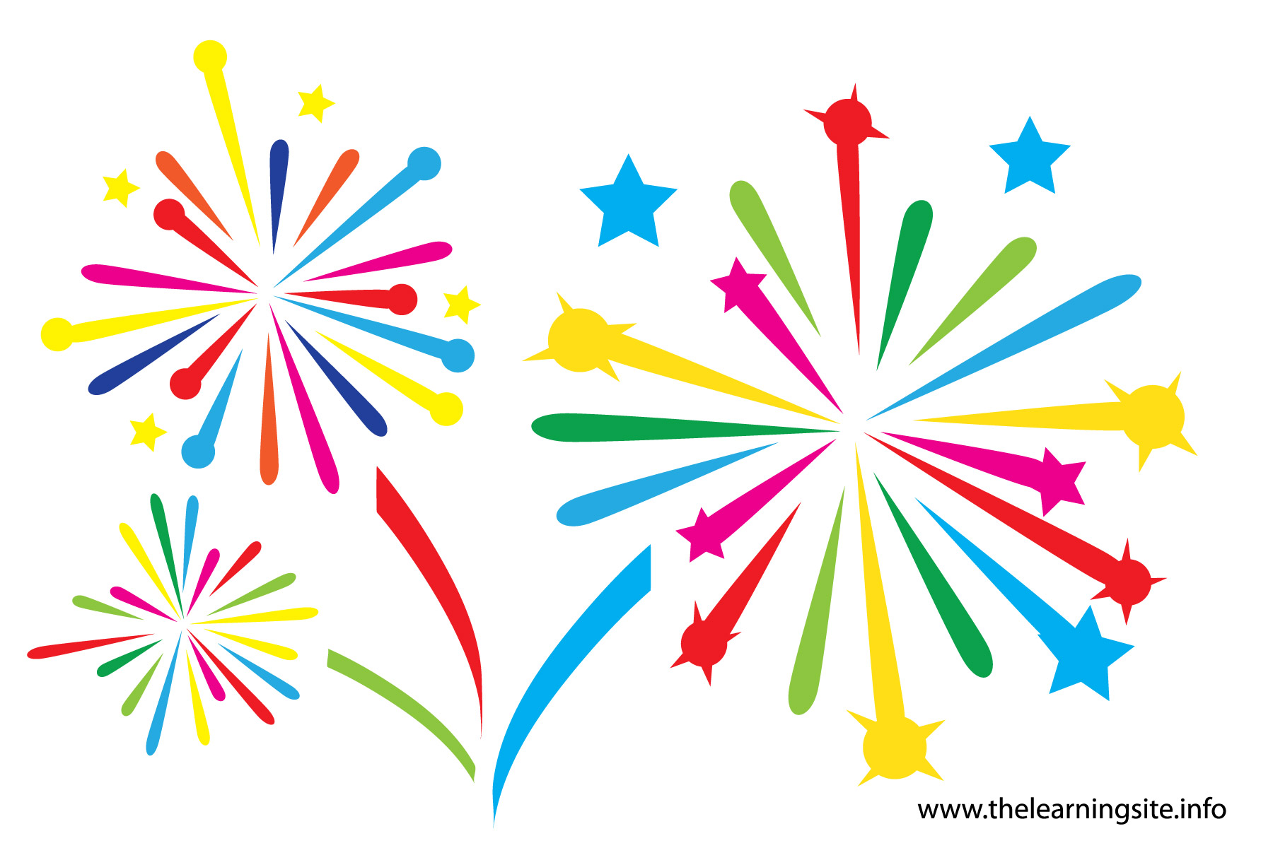 Colorful firework clipart top pictures gallery online