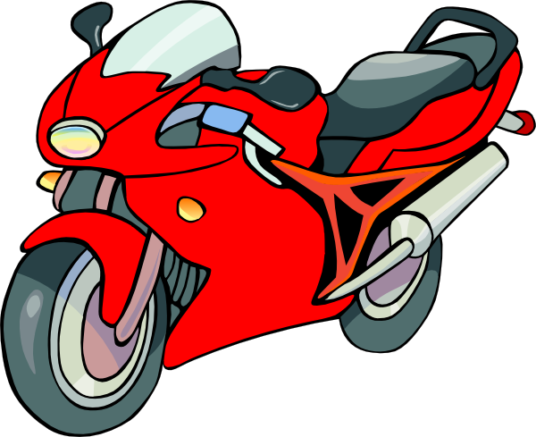 Comic motorcycle clipart free clip art images
