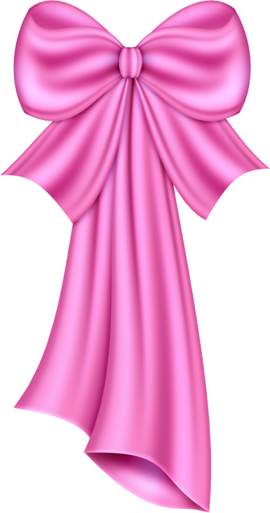 Large pink bow clipart 0