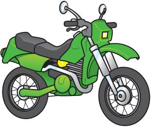 Motorcycle cute clipart motorcycles
