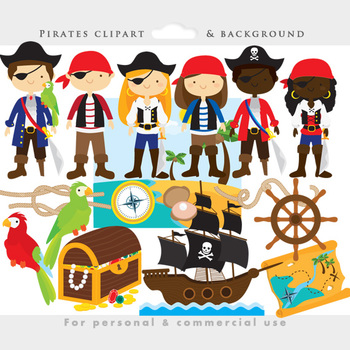Pirate clipart pirates clip art eyepatch by winchester