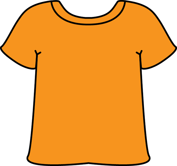 T shirt orange tshirt clip art orange tshirt image