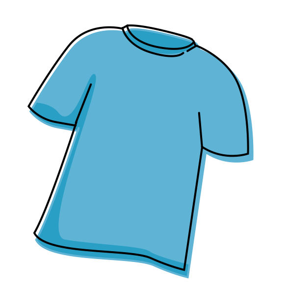T shirt shirt outline printable clipart