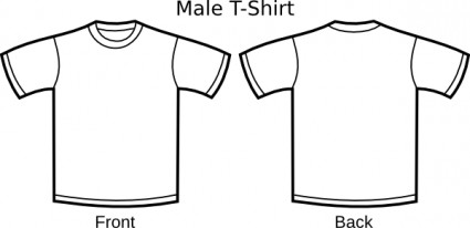 T shirt shirt template clip art free vector in open office drawing svg